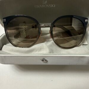 Swarovski Gray Sunglasses